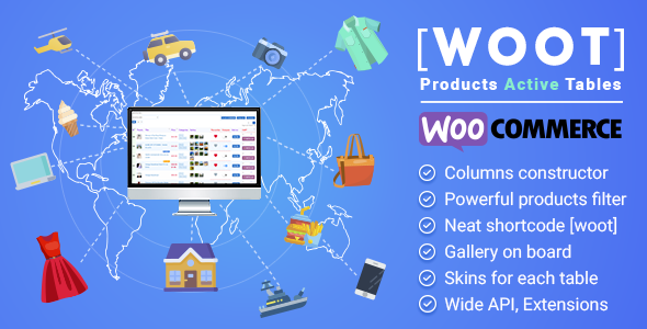 Download WOOT – WooCommerce Products Tables Nulled 