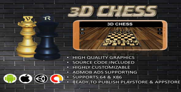 Download 3D Chess Complete Unity Project With Admob Nulled 
