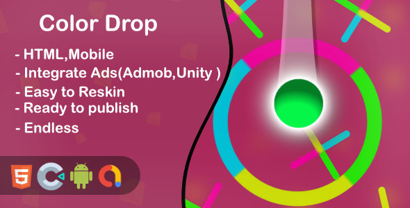 Download Color Drop – Html5 Game and Mobile (Construct 3) Nulled 