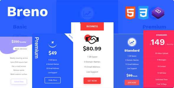 Download Breno – Responsive Pricing Table Nulled 