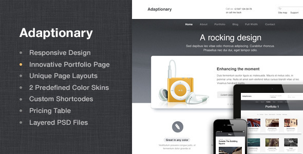 Download Adaptionary – Responsive HTML Template Nulled 