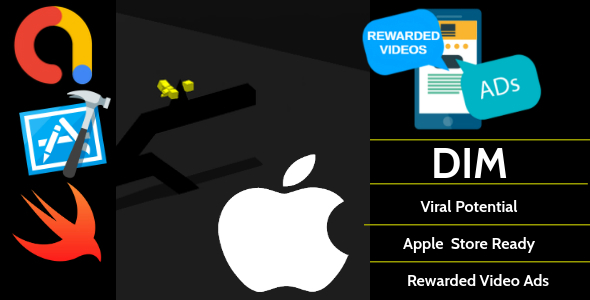 Download Dim – xCode – iPhone – iOS Game – AdMob Ads Reward Video Nulled 
