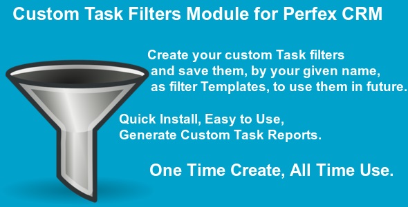 Download Custom Task Filters Module for Perfex CRM Nulled 