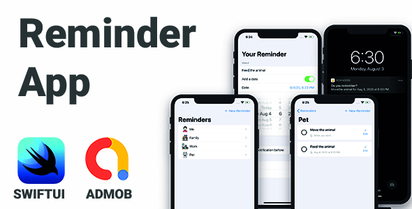 Download Reminder App | Full iOS Application Nulled 