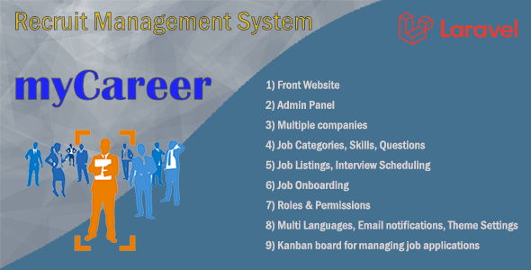 Download myCareer – Recruit Management System Nulled 