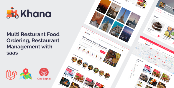 Download Khana – Multi Resturant Food Ordering, Restaurant Management with saas Nulled 