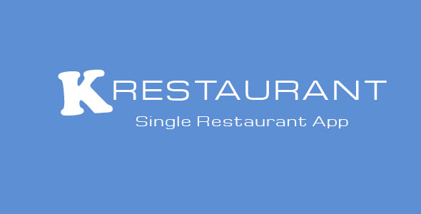 Download K-Restaurant Mobile App Nulled 