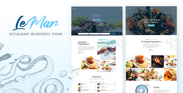 Download LeMar – Seafood Restaurant WordPress Theme Nulled 