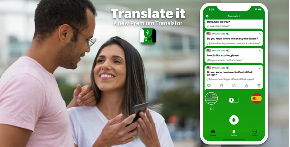 Download [White Label] Translate it – A New Premium Translator for iOS Nulled 
