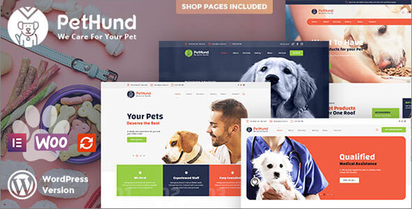 Download PetHund – Animals Shop & Veterinary WordPress Theme Nulled 