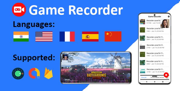 Download Game Recorder with Front Camera and Audio Nulled 