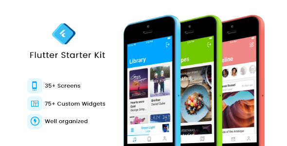 Download Flutter Starter Kit (UI Kit) Nulled 