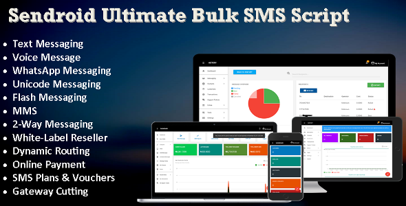 Download Sendroid – Ultimate  Bulk SMS, WhatsApp and Voice Messaging Script with White-Label Reseller System Nulled 