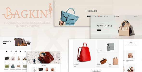Download Bagkin- Handbags & Shopping Clothes Responsive Shopify Theme Nulled 