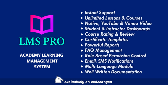 Download LMS Pro – Academy Learning Management System for Online Courses Nulled 