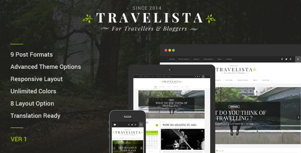 Download Travelista – WordPress Blog Theme Nulled 
