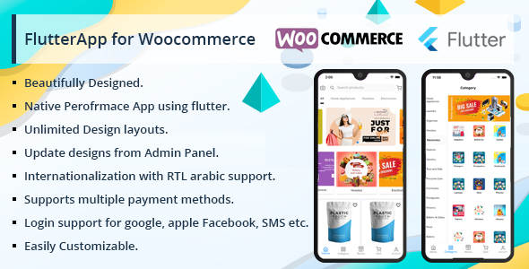 Download Flutter Multivendor Mobile app for WooCommerce Nulled 