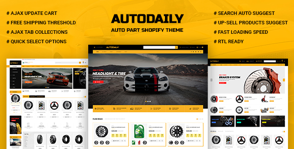 Download Autodaily – Auto Parts & Car Accessories Store Shopify Theme Nulled 