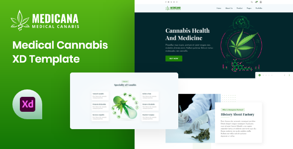 Download Medicana – Medical Cannabis XD Template Nulled 