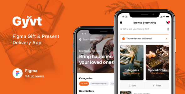 Download Gyvt – Figma Gift & Present Delivery App Nulled 