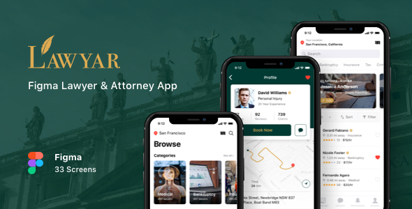 Download Lawyar – Figma Lawyer & Attorney App Nulled 