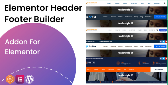 Download Elementor Header Footer Builder – Addon Nulled 