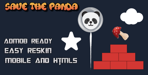 Download Save the Panda – HTML5 Game Nulled 