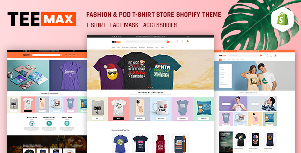 Download TeeMax | Fashion & POD T-Shirt Store Shopify Theme Nulled 