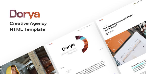 Nulled Dorya | Creative Agency HTML Template free download