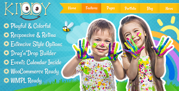 Download Kiddy – Children WordPress theme Nulled 