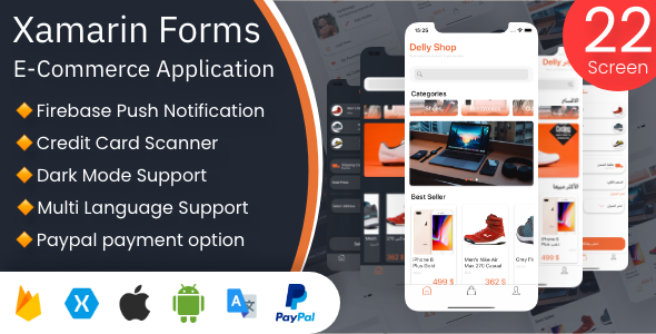 Download DellyShop E-Commerce App | Xamarin Forms Nulled 