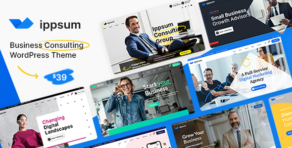 Download Ippsum – Business Consulting WordPress Theme Nulled 