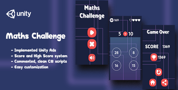 Download Maths Challenge – Complete Unity Game Nulled 