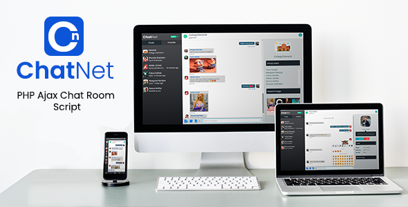 Download ChatNet – PHP Ajax Chat Room & Private Chat Script Nulled 
