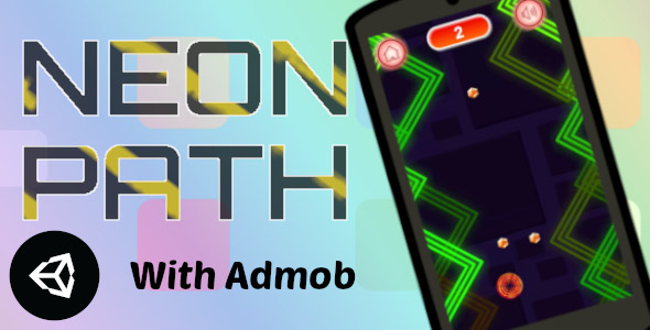 Download Neon Path – Unity Project With Admob Ad Nulled 