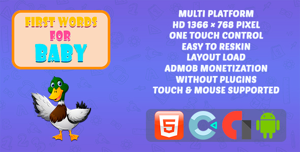 Download Baby First Words – Game to expand the child’s vocabulary Nulled 
