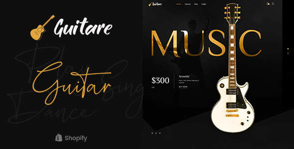 Download Guitare – Single Product Guitar Shop Shopify Theme Nulled 
