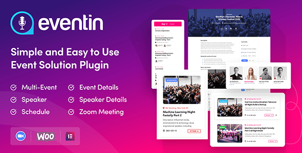 Download WP Eventin | WooCommerce Event Manager Plugin to Sell Tickets Nulled 