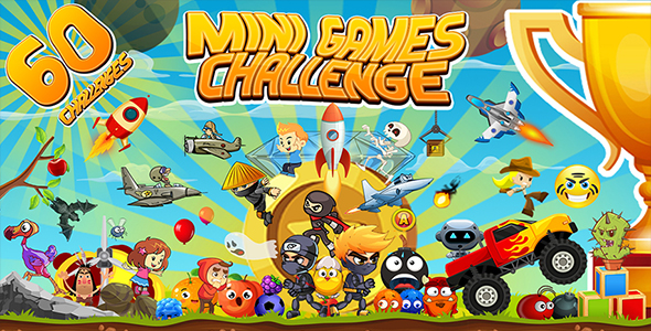 Download Mini Games Challenge (CAPX and HTML5) 60 Games in Single Game Nulled 