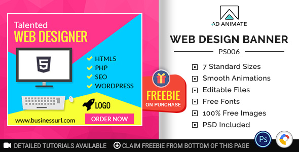 Download Professional Services | Web Design Banner (PS006) Nulled 