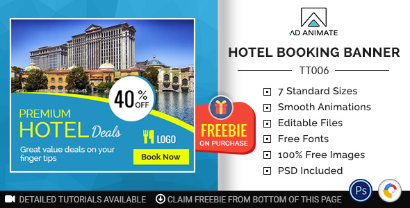 Download Tour & Travel | Hotel Booking Banner (TT006) Nulled 