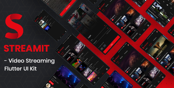 Download Streamit – Video Streaming Flutter UI Kit Nulled 