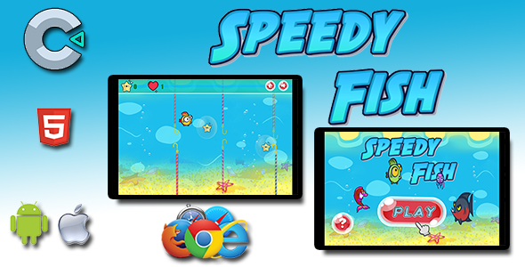 Download Speedy Fish – HTML5 Mobile Game Nulled 