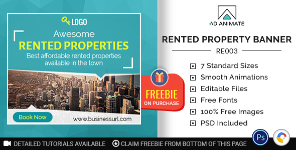 Download Real Estate | Rented Property Banner (RE003) Nulled 