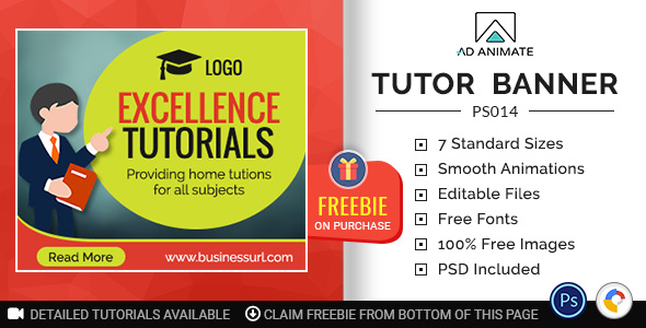 Download Professional Services | Tutor Banner (PS014) Nulled 