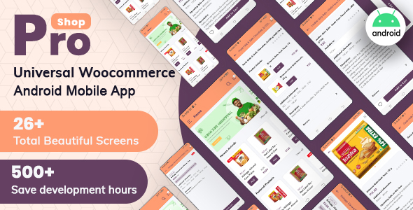 Download ProShop – WooCommerce Multipurpose E-commerce Android Full Mobile App + kotlin Nulled 