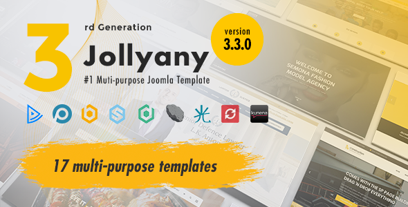 Download Jollyany | Multi-Purpose Joomla Template Nulled 