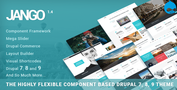 Download Jango | Highly Flexible Component Based Drupal 7, 8, 9 Theme Nulled 