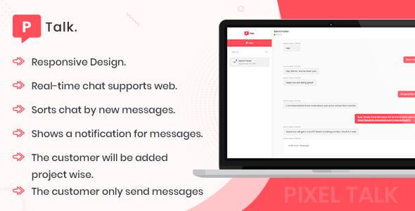 Download Pixel Talk – A Live Chat Support Application on NodeJS Nulled 