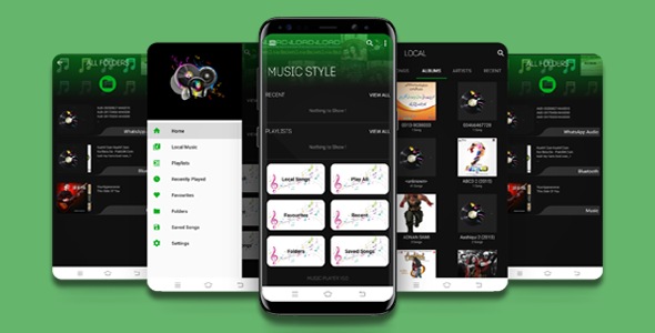 Download Stylish Music Player App with Admob Ads Nulled 